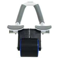 Ролик для преса з упором на лікті та поворотним механізмом FitGo Ab Roller 250х270х290 мм, чорний-синій, код: FI-9375