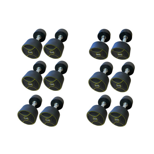 Уретановий гантельний ряд Generation Fitness FF51D4B-12,5/25kg (6 пар) 225 кг, код: 522927-AX