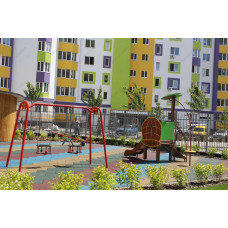 Ігровий комплекс InterAtletika Черепаха, 3310х1544х2602 мм, код: TE703-SM