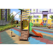 Ігровий комплекс InterAtletika Черепаха, 3310х1544х2602 мм, код: TE703-SM