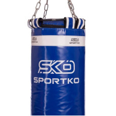 Мішок боксерський Sportko циліндр 1800 мм з кільцем і ланцюгом, чорний, код: MP-4090_BK-S52