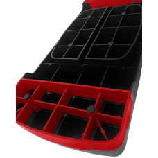 Степ-платформа EasyFit Step-B 2-ступінчаста, 680х280 мм, чорний-червоний, код: EF-0540-EF