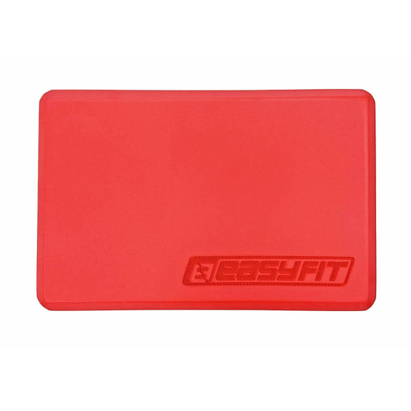Блок для йоги EasyFit EVA 230х155х75 мм червоний код: EF-1818-R-EF