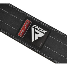 Пояс для важкої атлетики RDX Leather Black/White L 403002-RX
