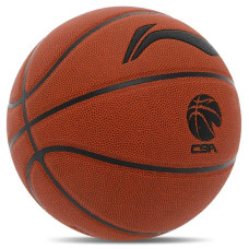 М'яч баскетбольний LI-Ning CBA Elite №7, помаранчевий, код: LBQK937-1-S52