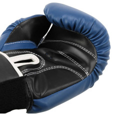 Рукавички боксерські Boxer Еліт кожвініл 14 унцій, синій-чорний, код: 2022_14_BL-S52