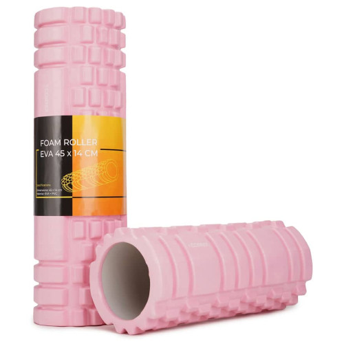 Масажний ролик Cornix EVA Light Pink 45x14 см, код: XR-0037