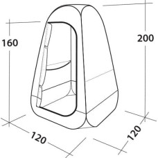 Намет технічний EasyCamp Little Loo Granite Grey (120427), код: 929595-SVA