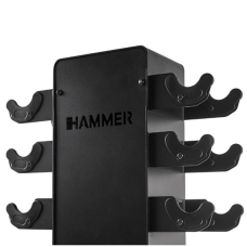 Стійка з гантелями Hammer Stealth 1-10 кг, код: 17342-S25
