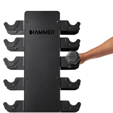 Стійка з гантелями Hammer Stealth 1-10 кг, код: 17342-S25