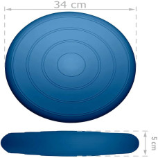 Балансувальна масажна подушка гладка EasyFit Balance Cushion, темно-синій, код: EF-3164-DB-EF