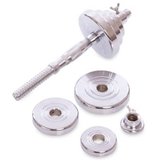 Гантелі розбірні хромовані BioGym 2х10 кг, код: TA-8055-20