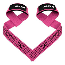 Лямки для тяги RDX S4 Gym Cotton Gel Straps Pink Plus, код: WAC-S4P+