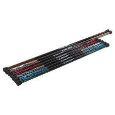 Бодібар 3-х секційний Bar Zelart 4кг, чорний-блакитний, код: FI-9994-4-S52