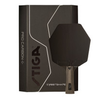 Ракетка для настільного тенісу Stiga Pro Carbon Plus Cybershape 5 Star FL (1215-0401-35), код: 931184-SVA