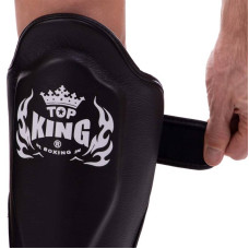 Захист гомілки та стопи для єдиноборств Top King Pro M чорний, код: TKSGP-GL_MBK-S52
