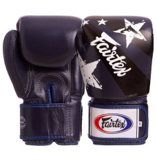 Рукавички боксерські Fairtex Nation Print шкіряні 16 унцій, червоний-чорний, код: BGV1N_16R-S52