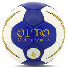 М"яч гандбольний PlayGame Ofro №3 синій-білий, код: ZR-18-S52