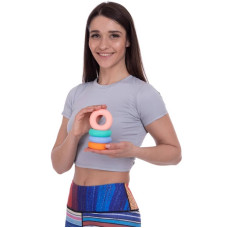 Еспандер кистьовий кільце FitGo Jello 30LB рожевий (1шт), код: FI-2524_P-S52