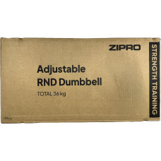 Гантель регульована Zipro 1x36 кг, код: 5902659844378-IN