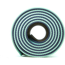 Килимок для йоги Adidas Double Sided Yoga Mat 1760х610х6 мм, ментоловий-сірий, код: 885652022477