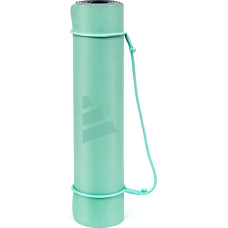 Килимок для йоги Adidas Double Sided Yoga Mat 1760х610х6 мм, ментоловий-сірий, код: 885652022477