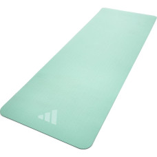 Килимок для йоги Adidas Double Sided Yoga Mat 1760х610х6 мм, ментоловий-сірий, код: 885652022477