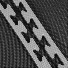 Мат-пазл (ластівчин хвіст) Springos Mat Puzzle EVA Black/Grey, 1200x1200x20 мм, код: FM0009