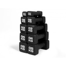 Гантелі неопренові Zipro 2х1 кг, чорний, код: 5902659842336-IN