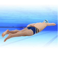 Поясний тренажер для плавання MadWave Long Belt червоний, код: M077803405W-S52