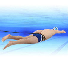 Поясний тренажер для плавання MadWave Long Belt червоний, код: M077803405W-S52