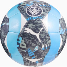 М'яч футбольний Puma MCFC Prematch Ball 084548-74 №5, сірий-блакитний, код: 4067984029263