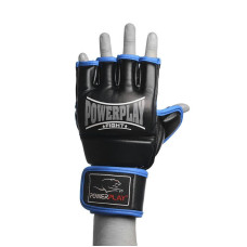 Рукавиці для MMA PowerPlay L, чорно-сині, код: PP_3058_L_Black/Blue