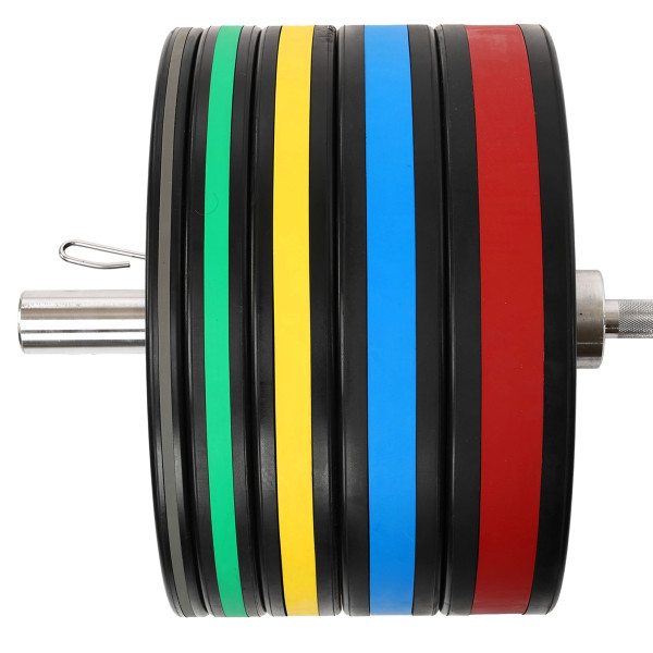 Бамперні диски гумові Zelart Bumper Plates 51мм, 15кг, чорний-жовтий, код: TA-4790-15