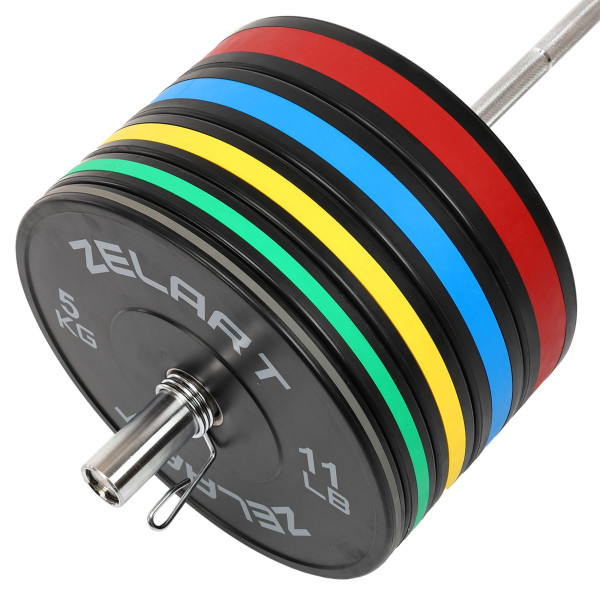 Бамперні диски гумові Zelart Bumper Plates 51мм, 15кг, чорний-жовтий, код: TA-4790-15