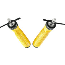 Скакалка швидкісна для кросфіту 4Fizjo Speed Rope Pro+ 300 см, жовтий, код: P-5907739311030