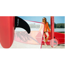 Надувна SUP дошка Thunder Isle з веслом, 3200х760х150 мм, рожевий-помаранчевий, код: SUP-ISLE