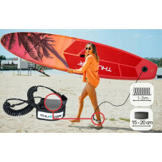 Надувна SUP дошка Thunder Isle з веслом, 3200х760х150 мм, рожевий-помаранчевий, код: SUP-ISLE