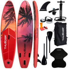 Надувна SUP дошка Thunder Isle з веслом, 3200х760х150 мм, рожевий-помаранчевий, код: SUP-ISLE