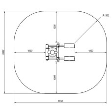 Лижник InterAtletika 918х602х1517 мм, код: SE141-T-SM