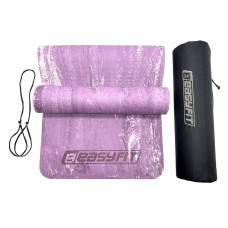 Килимок для йоги та фітнеса EasyFit PER Premium Mat + Чохол 1830х610х80 мм, фіолетовий, код: EF-1930-1-E-V-EF