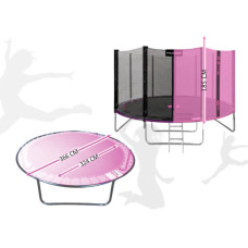 Батут Thunder Outside Pro 12FT (366 см) рожевий, код: Outside-PRO-12FT-PINK-IN