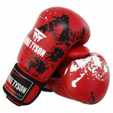 Боксерські рукавички Mike Tyson PVC 12 унції, червоний, код: VL-8448_12R