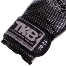Рукавички боксерські  Top King Super Star шкіряні 8 унцій, чорний-срібний, код: TKBGSS-01_8GR-S52