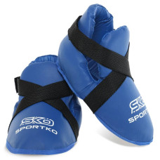 Фути захист ніг для єдинорборств SportKo XL (43-45) синій, код: SP-4707_XLBL