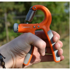 Еспандер кистьовий Power System Hand Grip з регульованим навантаженням 10-40 кг, помаранчевий, код: PS-4021_Orange