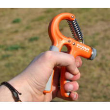 Еспандер кистьовий Power System Hand Grip з регульованим навантаженням 10-40 кг, помаранчевий, код: PS-4021_Orange
