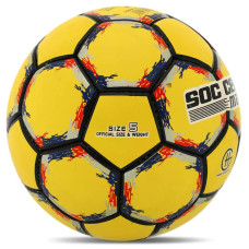 М"яч футбольний Soccermax №5, жовтий, код: FB-4360_Y