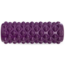 Роллер для занять йогою і пілатесом FitGo Grid Bubble Roller, фіолетовий, код: FI-5714_V