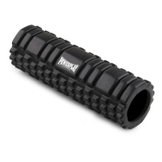 Набір для масажу та йоги PowerPlay (ролик 30x10 см + 2-ва м"ячі) Black + резинка 11 кг., код: PP_4097_Black